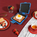 Food-Grade Silicone Microwave Sandwich Maker – Easy-to-Use with Adjustable Straps