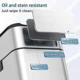 Smart Stainless Steel Trash Can – 15L / 20L Automatic Motion Sensor Garbage Bin