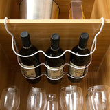 Refrigerator Organizer Rack – Sliding Beer & Wine Bottle Holder Shelf for Fridge Storage