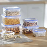 Sealed Rectangular Refrigerator Storage Box with Lid – Plastic Crisper Microwave Lunch Box
