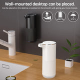 HQ Automatic Soap Dispenser – 360ML Touchless Foam Dispenser with Type-C Charging