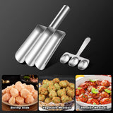 Stainless Steel Meatball Maker – Non-Stick Meat Baller Spoon for Easy Homemade Meatballs