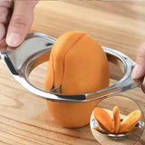 Fruit Corer & Mango Slicer – Stainless Steel Mango Peeler & Cutter