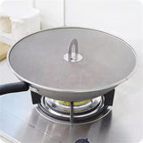 Stainless Steel Fine Mesh Frying Pan Splatter Screen – Oil Proof Lid Cover
