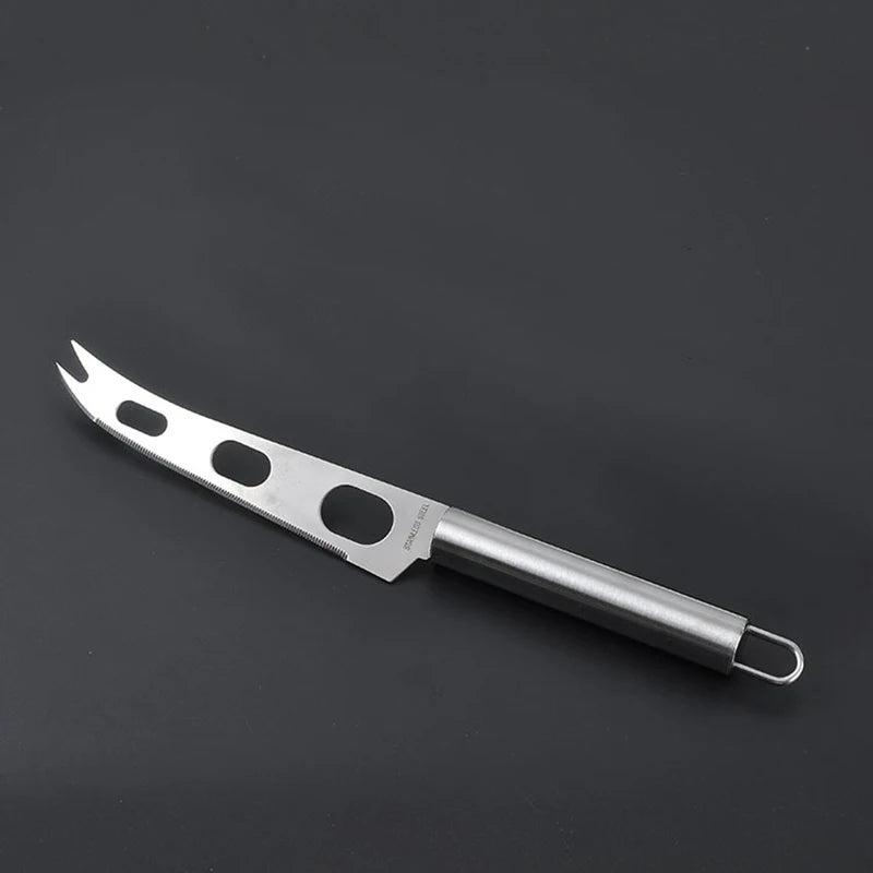 Stainless Steel Cheese Knife – Multifunctional Kitchen Tool for Cheese, Pizza & Baking