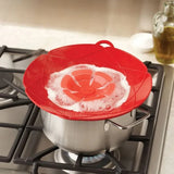 Silicone Spill-Proof Pot Lid – High Temperature Resistant Anti-Overflow Kitchen Cover