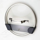 Wall-Mounted Pot Lid Holder – Hanging Storage Rack for Kitchen Pans & Covers