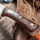 ALLWIN Handmade Forged Boning Knife Set – 5Cr15 Stainless Steel Butcher & Chef Knives with Wenge Wood Handle