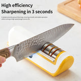 Electric Knife Kitchen Sharpener – Multifunctional 3-Gear Automatic Professional Sharpener