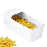 FEB.WIND Plastic Pasta Box – Reusable Spaghetti & Vegetable Steamer with Strainer