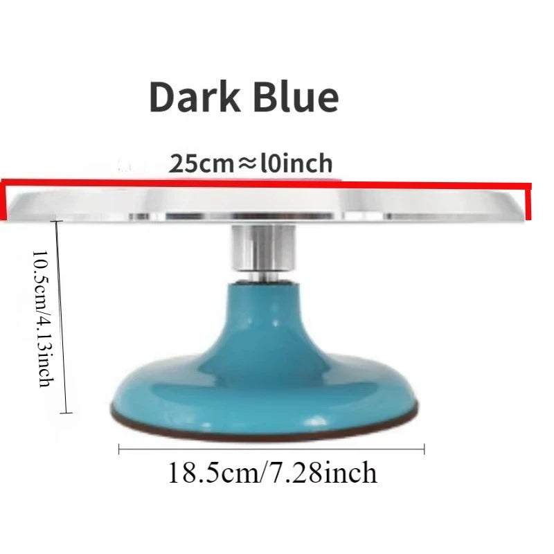 10-Inch Aluminum Alloy Pastry Turntable – Professional Rotating Cake Stand