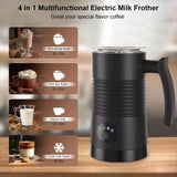Electric Milk Frother – 4-in-1 Hot & Cold Foam Maker