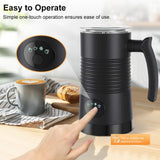 Electric Milk Frother – 4-in-1 Hot & Cold Foam Maker