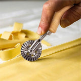 Manual Pasta & Cookie Molds – Ravioli Cutter & Cookie Press Mold with Wooden Handle