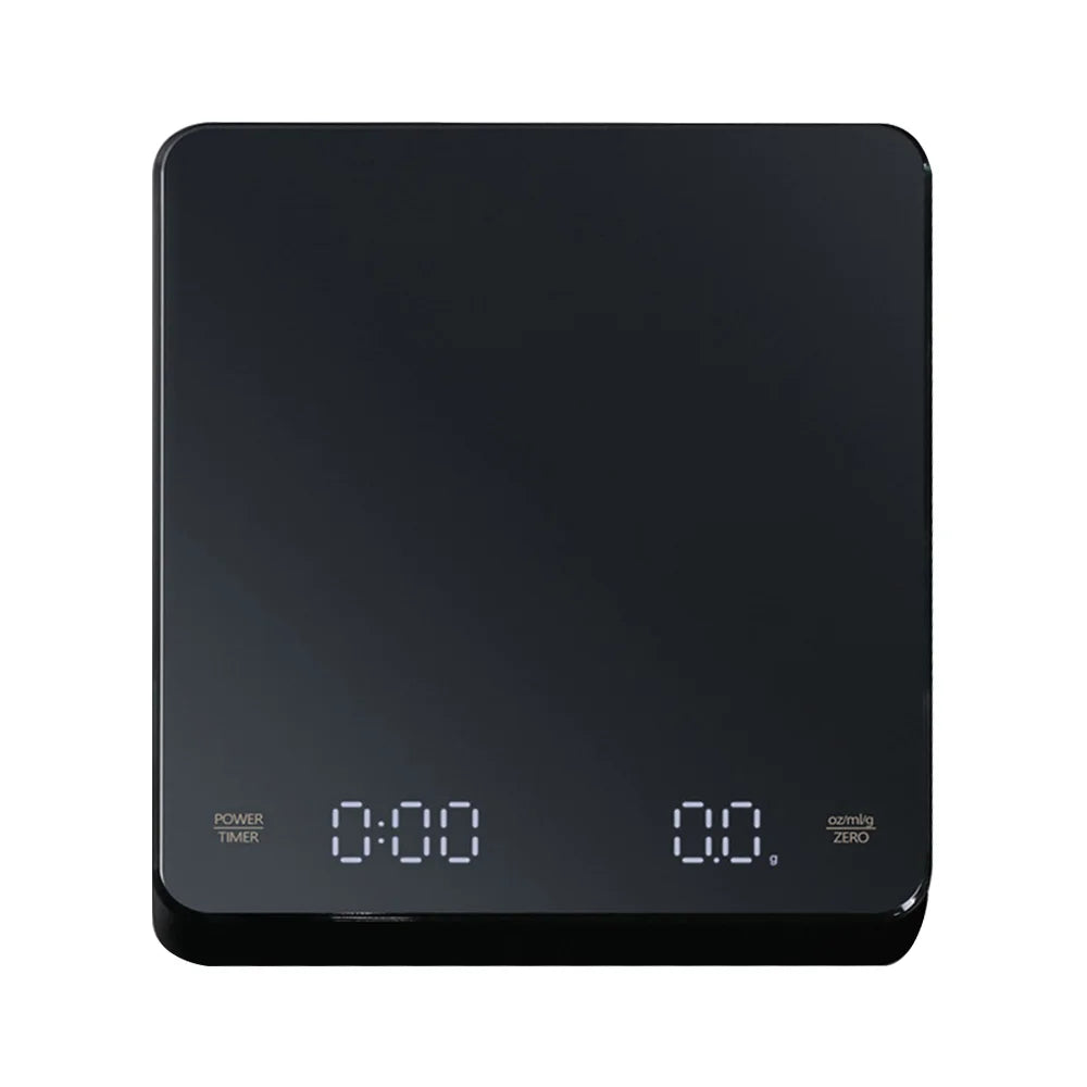 Digital Coffee Scale with Timer – High-Precision Espresso Scale 0.1g USB Rechargeable (3kg Max)