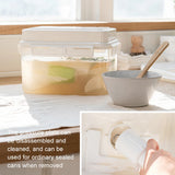 4/5L Pickle Jar with Press Plate – Leakproof Kitchen Storage Container for Kimchi, Gherkins, and Olives