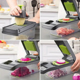 16-in-1 Mandoline Slicer – Multi-Function Vegetable & Cheese Cutter