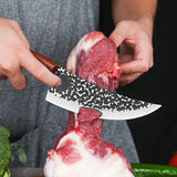 Handmade Forged Boning Knife – Professional Butcher & Chef Kitchen Knife