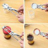 Adjustable Multi-Function Bottle & Jar Opener – Stainless Steel Labor-Saving Kitchen Tool
