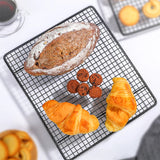Stainless Steel Cake Cooling Rack – Single Layer Baking & BBQ Drip Grid