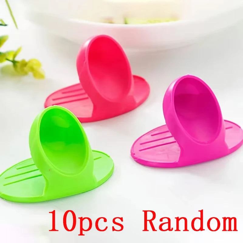 Silicone Insulated Finger Covers – Heat-Resistant Oven & Microwave Gloves (2 / 10 PCS)