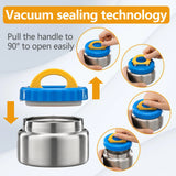8oz Vacuum Insulated Food Jar – Wide Mouth Stainless Steel Thermo for Hot & Cold Food, Leak-Proof Kids Lunch Container