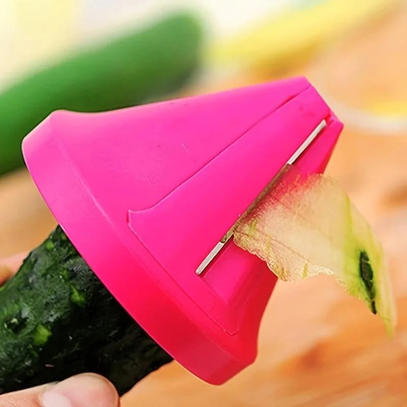 Kitchen Rotating Shredder Spiral Peeler – Manual Vegetable Slicer & Fruit Grater