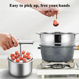 6pc Stainless Steel Meatball & Patty Maker – Press-Type Mold with Ergonomic Handle