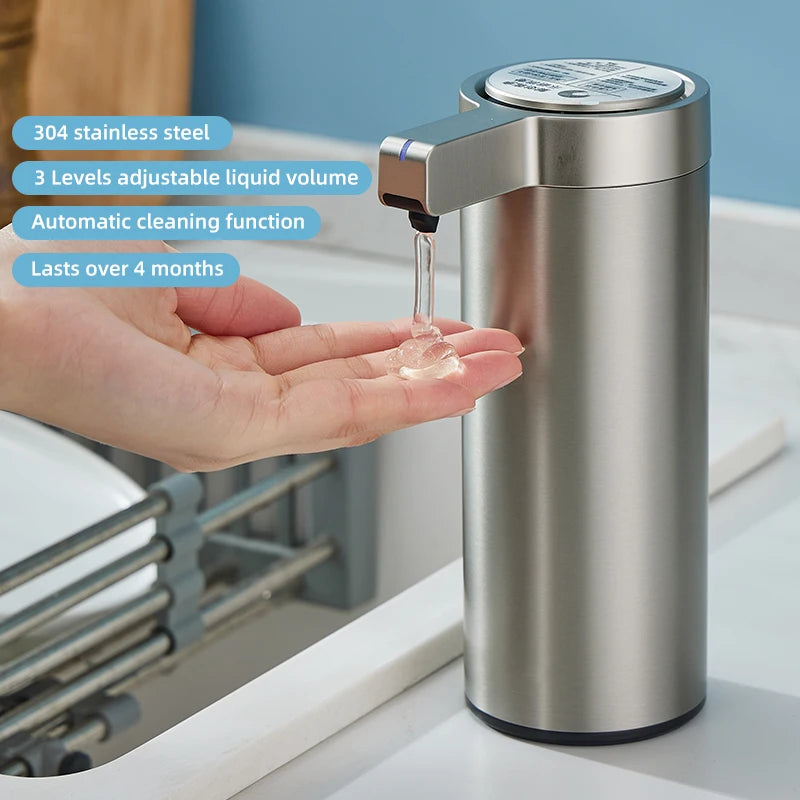 Automatic Kitchen Soap Dispenser  Smart Sensor Electric Body Wash & Sanitizer