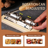 Manual Stainless Steel Nut Cracker – Mechanical Walnut & Pecan Opener