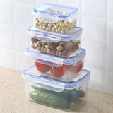 Sealed Rectangular Refrigerator Storage Box with Lid – Plastic Crisper Microwave Lunch Box