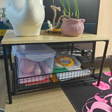Kitchen Countertop Organizer – Multi-Use Pull-Out Shelf for Microwave, Coffee Machine & Spices