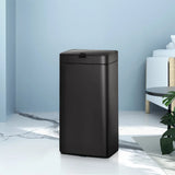 Devanti 45L Motion Sensor Bin – Automatic Touchless Kitchen Trash Can (Black)