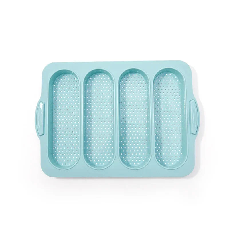 Large Silicone Baking Mold – Non-Stick Baguette Bread Tray for Home & Restaurant Baking
