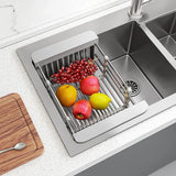 Scalable Sink Rack Dish Drying Rack – Kitchen Storage & Tableware Organizer