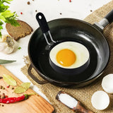 Anti-Scald Egg & Pancake Ring – Professional Stainless Steel Nonstick Cooking Mold for Eggs, Pancakes & Breakfast Sandwiches