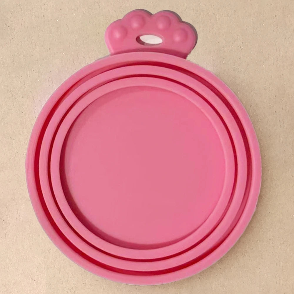 2-5PCS 3-in-1 Reusable Silicone Can Lids – Keep Dog & Cat Cans Fresh