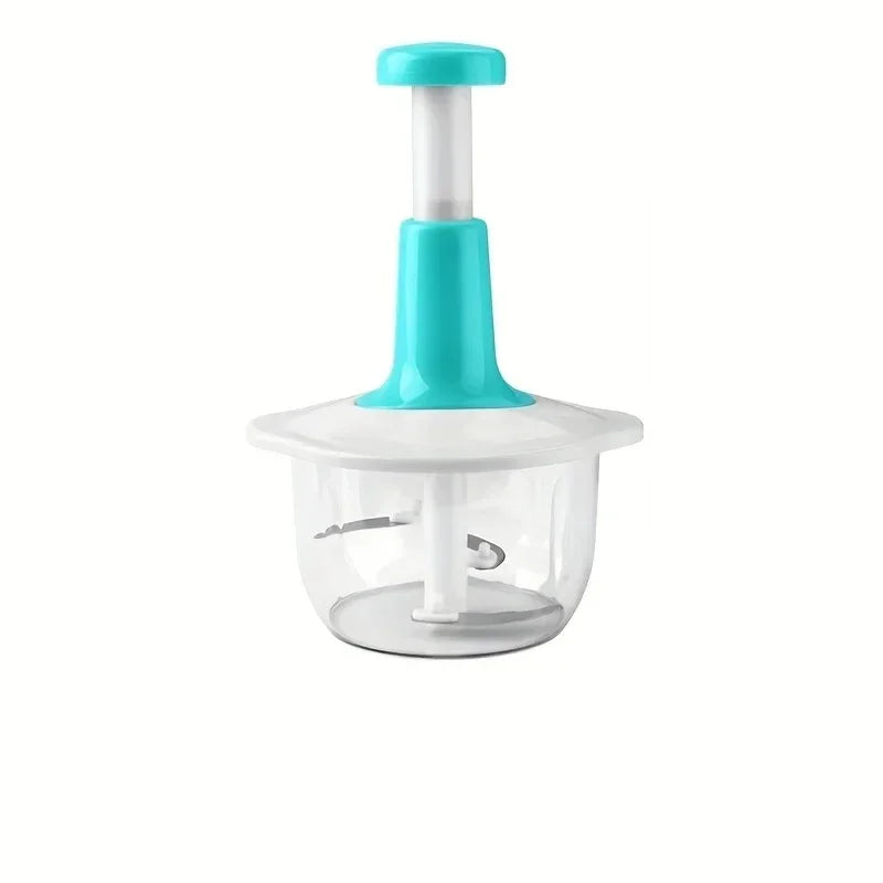 Manual Press Garlic Paste Processor – Multifunctional Vegetable Slicer & Household Meat Grinder