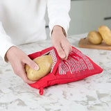 Reusable Microwave Potato Bag – Express Baked Potato Cooker Pouch (Perfect Potatoes in 4 Minutes)