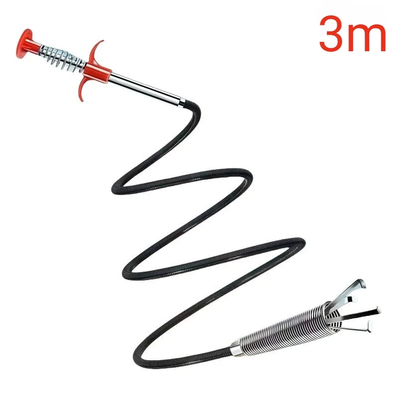 Hand Pinch Sewer Pipe Plunger – Four-Claw Drain Cleaner for Bathroom & Kitchen