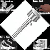 Stainless Steel Falafel Scoop Maker – Professional Meatball & Falafel Mold