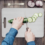 Titanium Stainless Steel Cutting Board – Double-Sided Food Grade Chopping Board