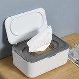 Portable Wet Tissue Box – Dustproof Wipes Dispenser with Lid for Home, Baby & Car