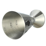 Stainless Steel Jigger with Scale Lines – Precision Bar Measuring Tool