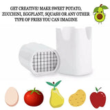French Fry Cutter – Rapid Vegetable & Potato Slicer, Veggie Dicer