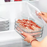 Meat Storage Container for Fridge – Stackable Cold Cuts & Meal Prep Storage with Clear Lids