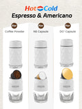 Cafelffe 3-in-1 Portable Manual Espresso Maker – Hot & Cold Coffee Brewer for Travel & Hiking