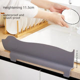 Kitchen Silicone Water Retaining Plate – Splash-Proof Sink Barrier with Suction Disc