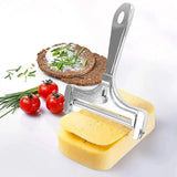 Stainless Steel Adjustable Cheese Slicer – Butter Cutter for Soft & Semi-Hard Cheese