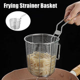 Mini Stainless Steel Frying Basket – Mesh Chip & Dumpling Strainer
